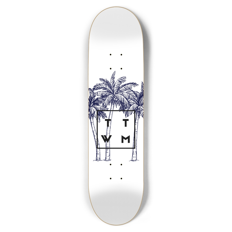 TTWM Cool Vibes 8 1/2" Deck Skateboard thankthewavemaker   
