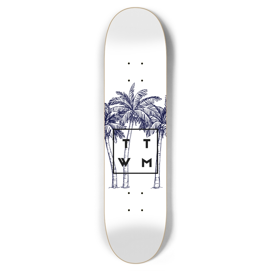TTWM Cool Vibes 7 3/4" Deck Skateboard thankthewavemaker   